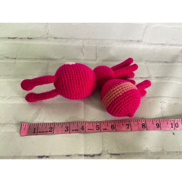 Bumble Nums Ant Super Simple Songs Red Crochet Doll Toy Handmade Amigurumi - Picture 4 of 4